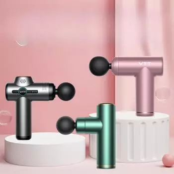 Фасциальный пистолет, мини-домашний массажер для расслабления мышц, портативный мини-электрический фасциальный пистолет для девочек, мембранный пистолет для шеи