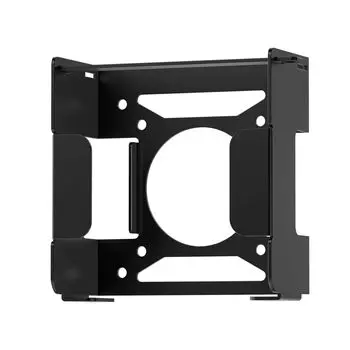 Fasgear Pure Aluminum Metal VESA Mount M4 Монитор Крепление Кронштейн Под Стол С Настенным Креплением VESA Совместимо M4 Pro 2024 Mac-mini 2024, Защита От Кражи, чёрный