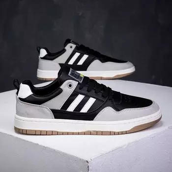 Fashion2024 New Men Breathable Casual Men Vulcanized Shoes Comfortable Lazy Boat Shoes Retro Lace-Up Flats Tenis Masculino Sneakers 38