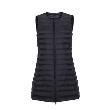 FASHION2024 зимний пуховик женский жилет портативный средний и длинный жилет на молнии большого размера с терможилетом модная одежда M хаки