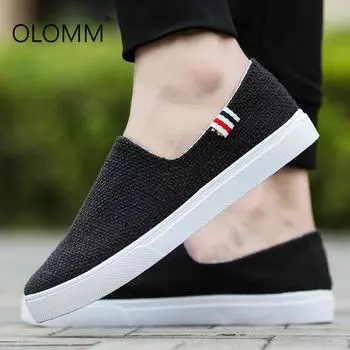 Fashion 2019 New Men s Shoes Casual Lightweight Canvas Shoes Mens Shoes Casual Zapatos De Hombre Summer Shoes Mens Sneakers 6.5 белый