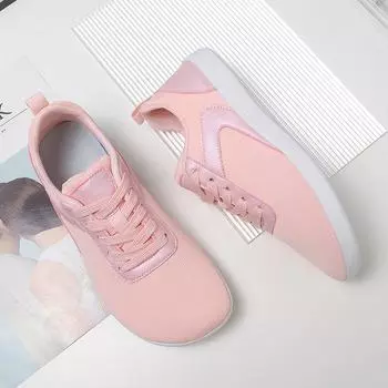 Мода 2024 года, босоножки, женские летние туфли с широким носком, легкие женские туфли на плоской подошве, босоножки, дышащая широкая обувь розового цвета 36 розовый