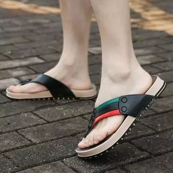 Fashion 2024 Fashion Shiatsu Male Slipper Flip Flops Men s Shoe Summer Fun Cheap Shoes 2025 New In Low Price Elegant Sale Pvc Slides 40