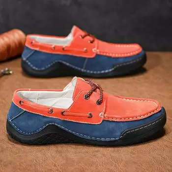 Fashion 2024 Fashion Suede Men s Shoes Big Size 46 Handmade Slip On Driving Shoes Men Outdoor Business Casual Shoes Urban Man Sneakers 38
