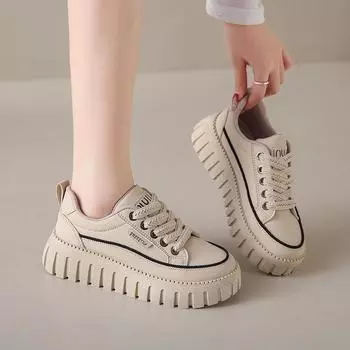 Мода 2024 года. Модная женская обувь на шнуровке. Женская вулканизированная обувь. Лидер продаж. Цветовая гамма. Высококачественная классическая повседневная обувь с круглым носком. 35 синий