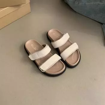 fashion 2024 Ladies Slippers Luxury Slides Slipers Female Beach Low Summer Designer Soft Casual shose 35 розовый