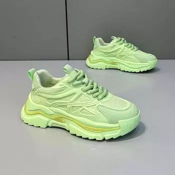 Fashion 2024 Latest Men s Mesh Breathable Fashion Casual Shoes High Quality Thin Soft Bottom Lightweight Morning Running Sports Shoes 39 белый