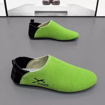 Fashion 2024 Loafers Shoes for Men Summer Breathable Slip-On Driving Flat Shoes Lightweight Comfortable Soft Casual Walking Footwear Man 39 хаки