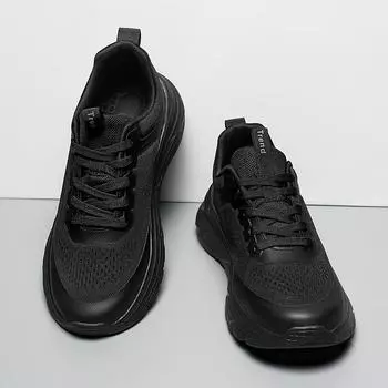 Fashion 2024 Men s Casual Sneakers Non-slip Professional Men s Chef Shoes Wear-resistant Breathable and Comfort Sport Shoes for Men 39 чёрный