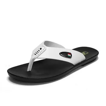 Fashion 2024 Men s Slippers Wear Casual Flip Flop Cover Foot Size Sandals Men s Open Toe Fashion New Style Beach Shoes Men s Shoes 38