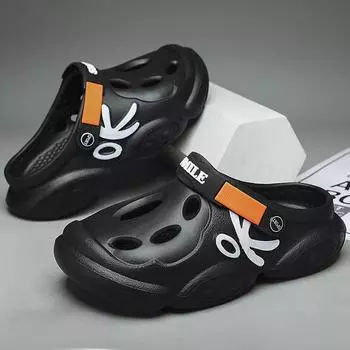 Мода 2024 года, мужские летние, прочные, модные, домашние, пляжные сандалии, мягкая подошва, легкие, повседневные сандалии для мужчин 39 серый