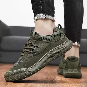 Fashion 2024 Mens Comfortable Casual Summer Outdoor Fashion Male Casual sneakers shoes 39 бежевый