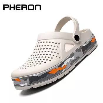 Fashion 2024 New Arrival Casual Beach Sandals Men s Clogs Summer Shoes Men Slippers Breathable Non-slip Mules Male Garden Shoes Zapatos 7