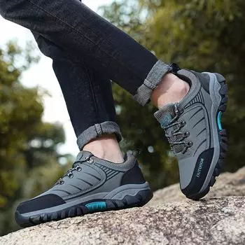 Fashion 2024 New Arrival Mens Sneakers All-match Men s Outdoor Walking Footwear Lace-Up Men Leather Fashion Shoes Hot Sale Men s Shoes 39 темно-серого