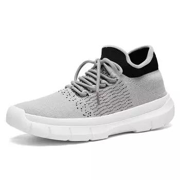 Fashion 2024 new men s casual breathable sports shoes flat comfortable non-slip mesh surface walking vulcanized men s shoes 39