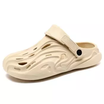 Fashion 2024 new men s fashion casual comfortable non-slip slippers outdoor beach sandals casual family bathroom men s shoes 40-41