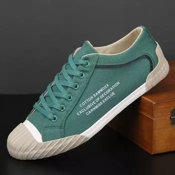 Fashion 2024 New Men s High Quality Canvas Shoes Classic Versatile Youth Fashion Breathable Lightweight Low Top Casual Sports Shoes 38