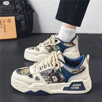 Fashion 2024 New Men s Shoes All-Match Mesh Casual Shoes Deodorant Soft Bottom Shoes Spring and Autumn Breathable Sneaker Men s 39 чёрный