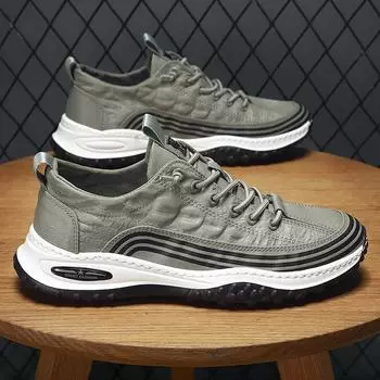 Fashion 2024 New Men s Thin Breathable Casual Sports Shoes Trendy and Versatile Anti Odor Ice Silk Canvas Shoes Men s Vulcanize Shoes 39