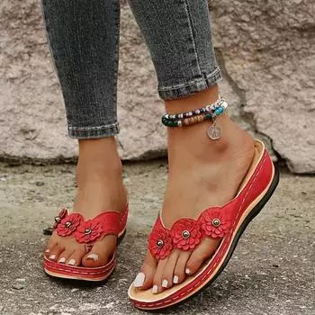 Fashion 2024 New Women s Shoes Summer Sandals Gladiator Flat Beach Open Toe Shoes Women s Flat Slippers Thick Sole Shoes Zapatos 35 темно-синий