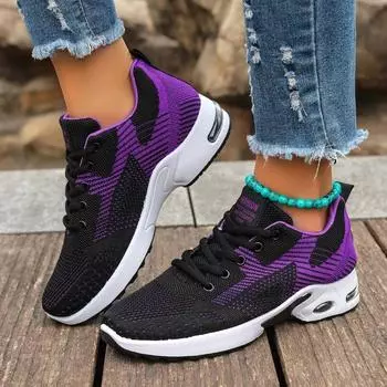 Fashion 2024 New Women s Sports Shoes Fashionable Thick-soled Sports Shoes for Women Spring and Autumn Versatile Flat Shoes for Women 36