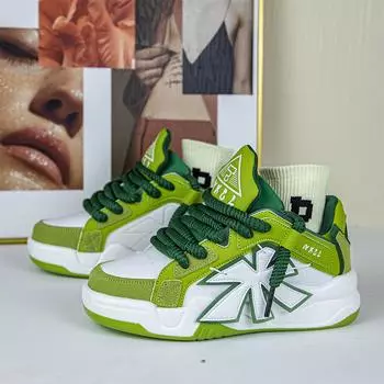 Fashion 2024 Spring and Autumn Men s Thick Sole Elevated Casual Sports Shoes Fashion Breathable and Durable Running Shoes sneakers men 36 серый