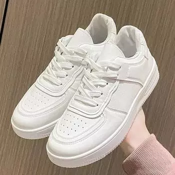 Fashion 2024 Spring and Autumn New Style Fashionable and Comfortable White Shoes Women s Sports Shoes Spring and Autumn Casual 35 белый