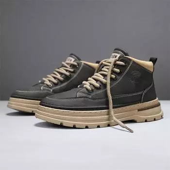 Fashion 2024 Spring and Autumn New Thick Bottom High Top Retro Casual Shoes Classic Men s Fashion Trend Versatile Running Sports Shoes 39