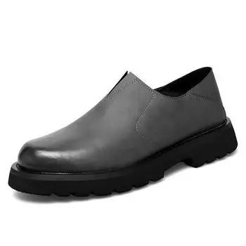 Fashion 2024 Spring Autumn New Designer Men Shoes Comfortable Cowhide Outdoor Leather Shoes Male Breathable Platform Fashion Hiking Shoe 38