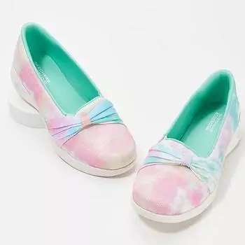 Fashion 2024 Spring Rainbow Colour Flat Bottom Work Shoes Shallow Mouth Bowknot Walking Shoes Large Size Sapatos Feminino Baskets Hommes 35 небесно-голубой