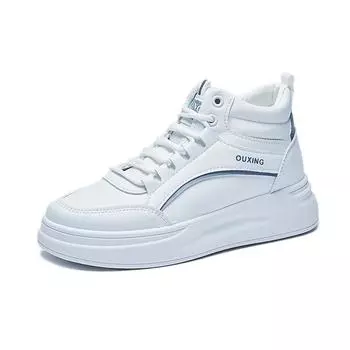 Fashion 2024 Spring Running Casual Board Shoes with Thick Sole and Fleece Lining sneakers women 35