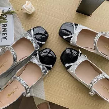 fashion 2024 Spring Women s Outdoor Shoes Korean Style High Heels Women s Casual Mary Jane Shoes Work and Party Wear Free Shipping 35 слоновая кость