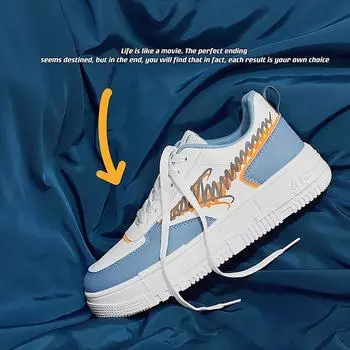 Fashion 2024 Summer and Autumn New Men s Shoes National Trend Men s Sneakers Sneakers Men s Casual Shoes Designer Shoes Men 39 синий