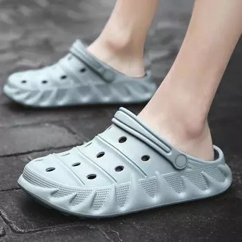 Fashion 2024 summer beach Clogs slippers women casual Shoes Breathable sandals valentine slip on women flip flops home Slides for women 5 розовый