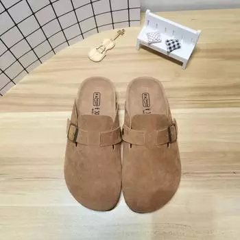 Fashion 2024 Summer Hot Selling High Quality Women s Shoes Solid Color Low Heel Buckle Roman Fashion Daily Women s Flat Toe Sandals 35