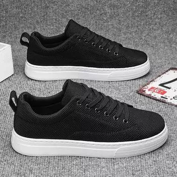 Fashion 2024 Summer New Hot Selling Casual Sports Shoes Comfortable and Breathable Casual Shoes Outdoor Running Shoes 39 чёрный