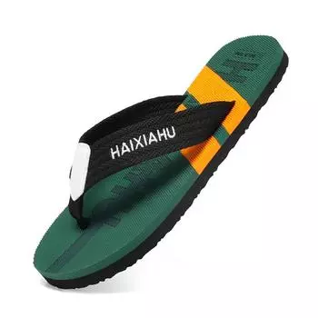 Fashion 2024 summer new men s flat sandals fashion comfortable non-slip beach flip-flops Light casual men s shoes family shoes 39