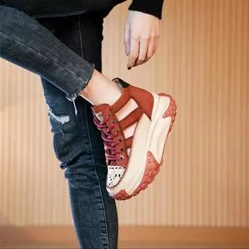 fashion 2024 Summer Women Fashion Hollow Back Zip Flats Causal Comfort Beach Sandales 35 чёрный