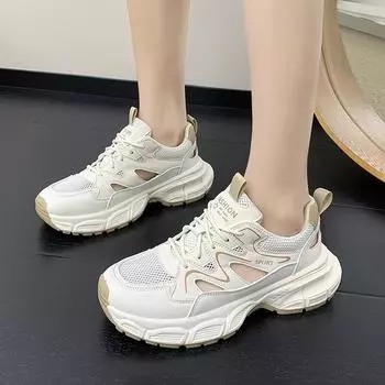 Fashion 2024 Summer Women s Sandals Fashion Hollow Breathable Flat Casual Comfortable Sports Shoes 35 серый