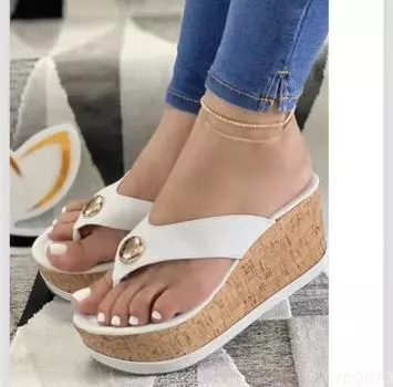 fashion 2024 Summer Women s Shoes Women Plus Size Beach Women Sandals Wedge Slippers Women Platform Sandals Zapatillas Muje 35