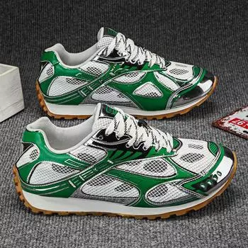 Fashion 2024 Trendy Men s Streetwear Casual Sneakers Summer Mesh Sports Men s Shoes Breathable Jogging Shoes Men Designer Flat Trainer 39