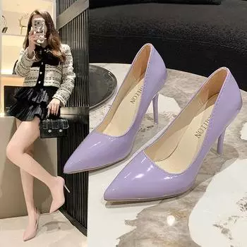 Fashion 2024 Women s Fashion Elegant New High Heels Pointed Toe Stiletto Heels Wedding Party Casual Solid Color High Heels 35 красный