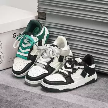 Fashion 2024 Women s Shoes New Lightweight Flat Bottom Sports Shoes Academy Style Comfortable Couple Board Shoes Outdoor Running Shoes 36