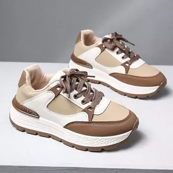 fashion 2024 Women Sneakers Autumn Breathable Flats Mesh Shoes Woman Casual Footwear 35 чёрный