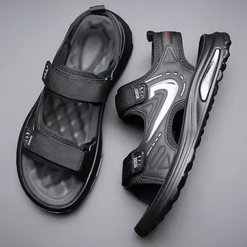 Fashion 2024Fashion Retro Soft Sole Shallow Mouth Men s Sandals Summer Designer New Korean Style Casual Outdoor Beach Sports Men s Shoes 38