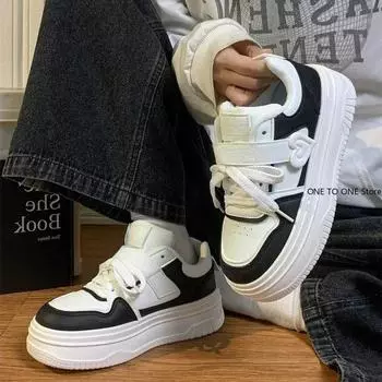 Fashion 2024New Fashion Cute Shoes for Women Campus Style Lolita Sneakers for Girls Are Cute and Sweet All-match Pink Thick-soled Shoes 35