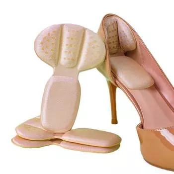 Fashion 2pcs Half Insoles Women Shoes High Heels Adjustable Size Antiwear Feet Inserts Insoles Grips Protector Pad Pain Relief Inserts абрикосовый
