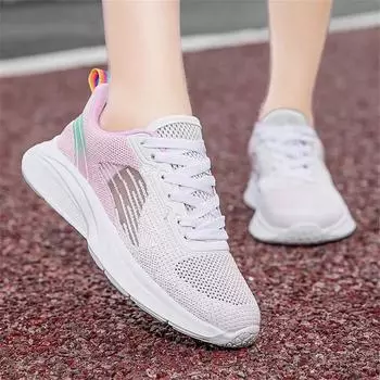 Fashion 36-42 Ventilation Women s Shose Brand Flats White Ladies Sneakers Women s Outdoor Shoes Sports Hand Made Wholesale 36