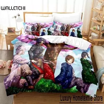 fashion 3D Gin Tama Bedding Sets Duvet Cover Set With Pillowcase Twin Full Queen King Bedclothes Bed Linen Home textile 70x133cm 2pcs