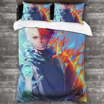 Fashion 3D Print Anime My Hero Academia Bedding Set Single Twin Full Queen King Size Bed Set Adult Kid Bedroom Duvet cover Sets 70x133cm 2pcs